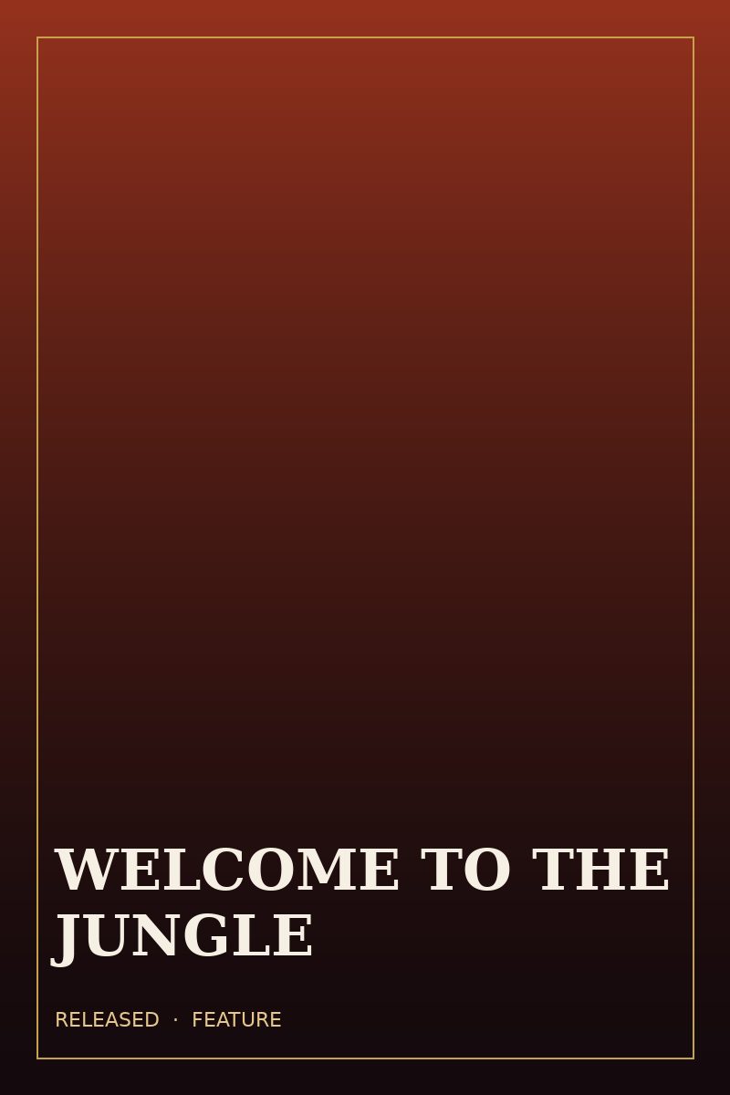 Welcome to the Jungle poster