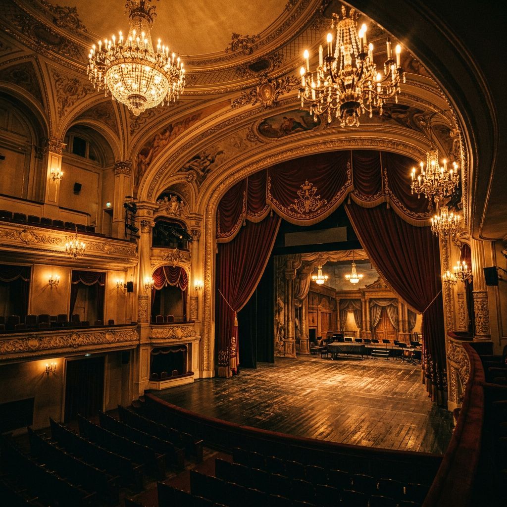Vintage auditorium & stage reference 2